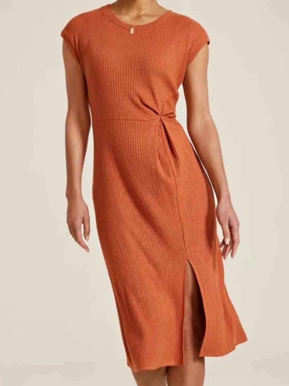 NEW With Tag! XL Maurices 24/7 Knot Front Midi Dress